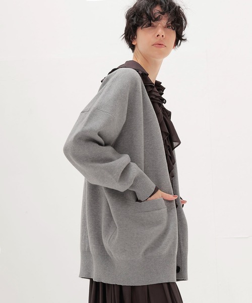 DRESSLAVE（ドレスレイブ） カーディガン cotton cashmere V cardigan