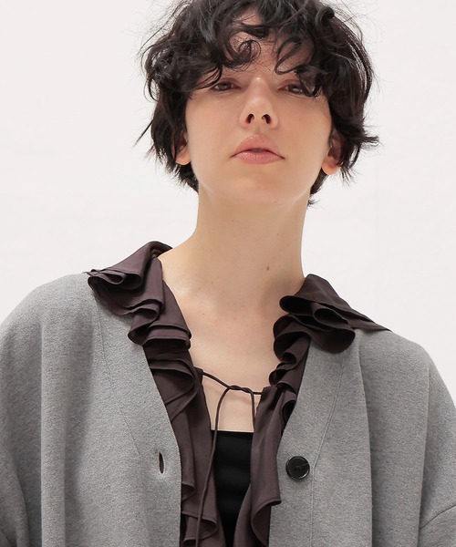 カーディガン DRESSLAVE - DRESSLAVE DRESSLAVE（ドレスレイブ） カーディガン cotton cashmere V cardigan