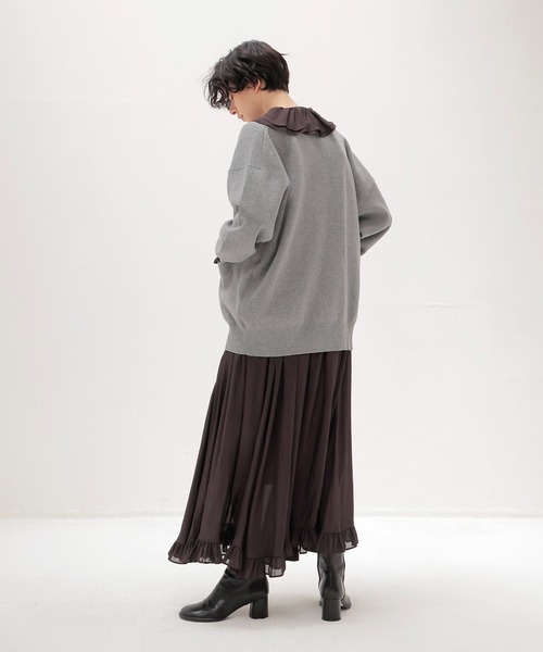 DRESSLAVE（ドレスレイブ） カーディガン cotton cashmere V cardigan
