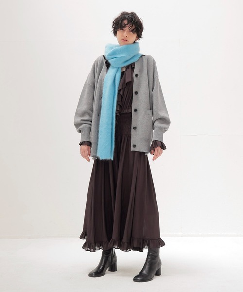 DRESSLAVE（ドレスレイブ） カーディガン cotton cashmere V cardigan