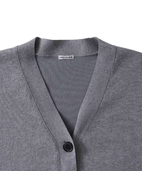 DRESSLAVE（ドレスレイブ） カーディガン cotton cashmere V cardigan