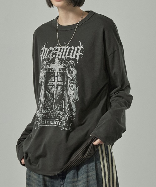 tシャツ 「Alfred Alex」2WAYリバーシブル ヴィンテージライク ビッグ
