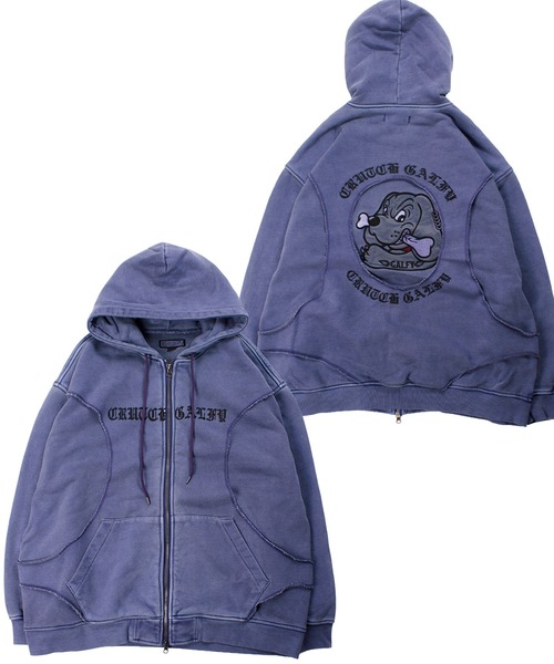 GALFY（ガルフィー） パーカー 「GALFY/ガルフィー」穴の向こうにわん