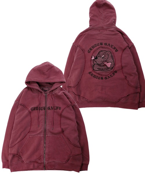 GALFY（ガルフィー） パーカー 「GALFY/ガルフィー」穴の向こうにわん