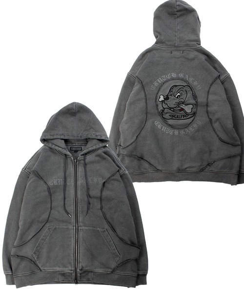 GALFY（ガルフィー） パーカー 「GALFY/ガルフィー」穴の向こうにわん