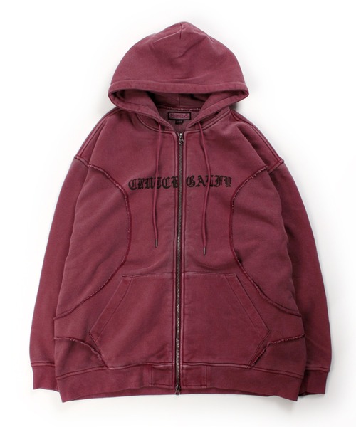 GALFY（ガルフィー） パーカー 「GALFY/ガルフィー」穴の向こうにわん