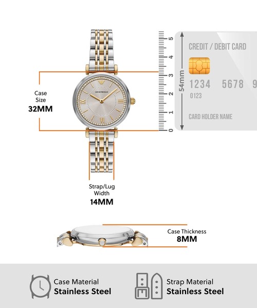 EMPORIO ARMANI 腕時計 エンポリオ・アルマーニ レディース アナログ