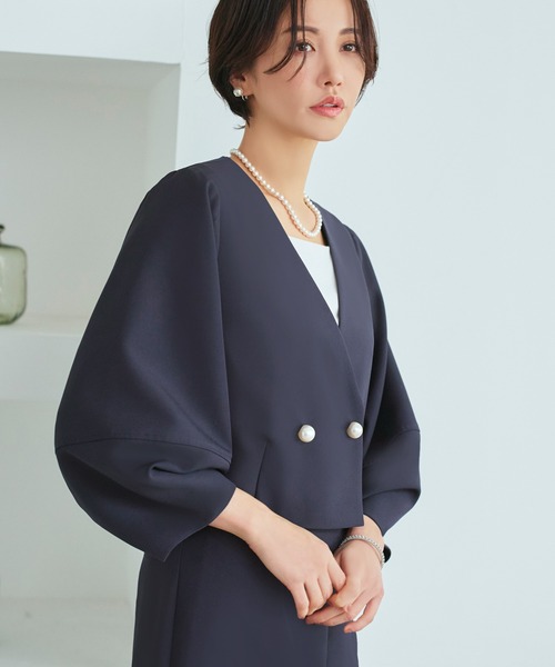 「RUIRUE BOUTIQUE」 スカートスーツ M ネイビー レディース