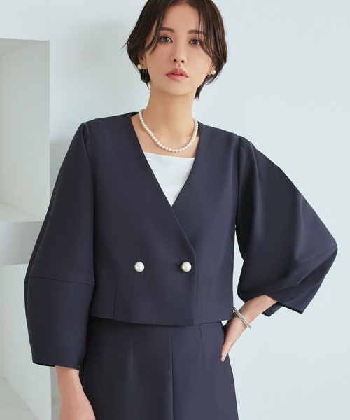 「RUIRUE BOUTIQUE」 スカートスーツ M ネイビー レディース