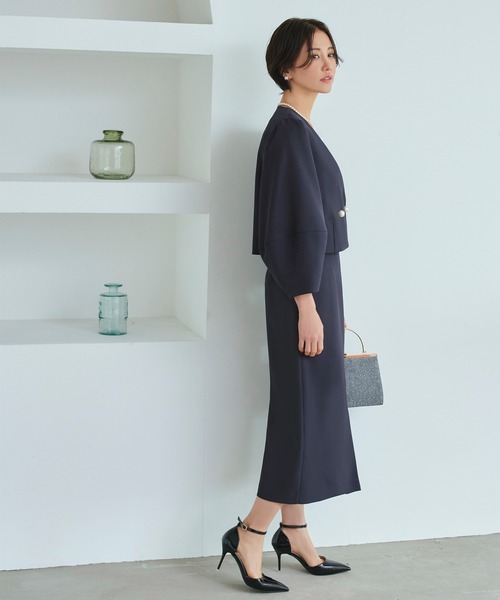 「RUIRUE BOUTIQUE」 スカートスーツ M ネイビー レディース