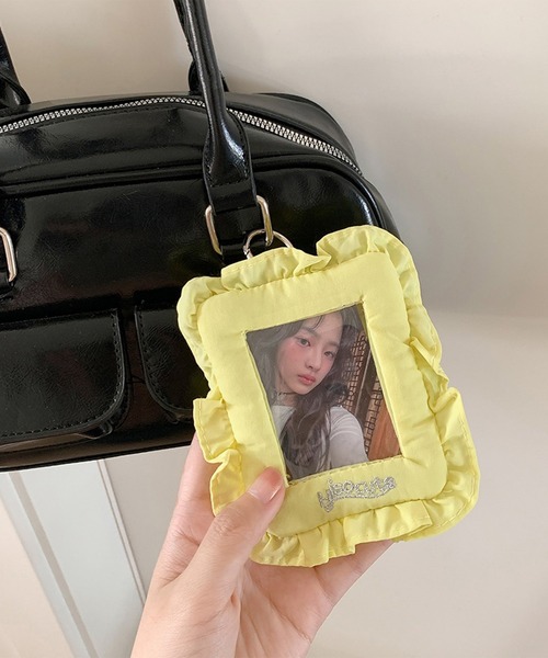 LYEON（リヨン） カードケース 推し活トレカホルダー/フリルフレーム