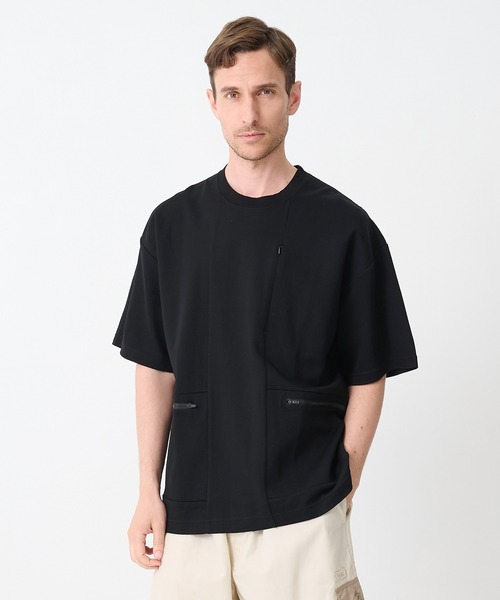 ホワイトマウンテニアリング ボーダー柄 長袖 Tシャツ 0 ネイビー×アイボリー WHITE MOUNTAINEERING ロンT レディース WHITE MOUNTAINEERING - ホワイトマウンテニアリング ボーダー柄 長袖