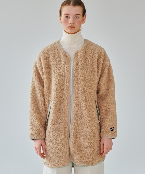 ORCIVAL（オーシバル） ムートンコート 2 ベージュ レディース