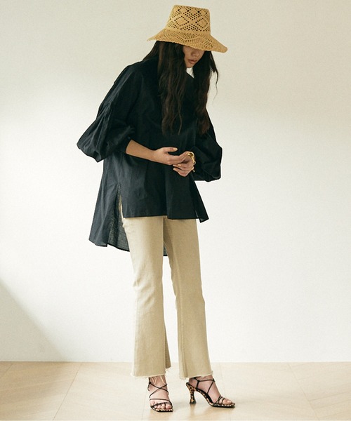 「La Maison de Lyllis」 ストローハット FREE ベージュ系その他 レディース_画像2