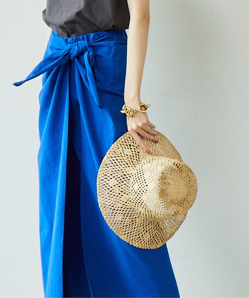 「La Maison de Lyllis」 ストローハット FREE ベージュ系その他 レディース_画像8