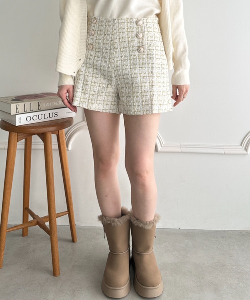 パンツ ツイードショートパンツ レディース : ZOZOTOWN Yahoo!店