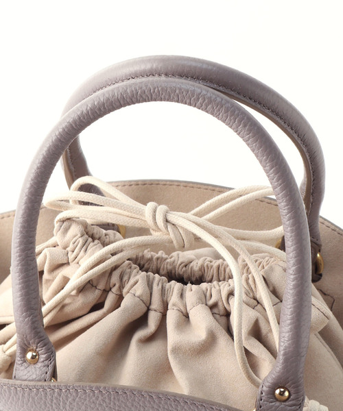 【未使用品】NOVIA ノビア グレージュ ハンドバッグ 中古・古着通販】NOVIA (ノビア) トートバッグ ベージュ｜ブランド