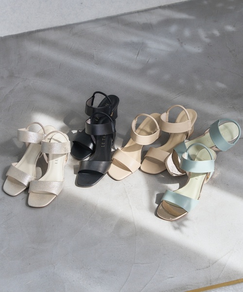 「LE TALON」 ヒールサンダル SMALL シルバー レディース_画像2
