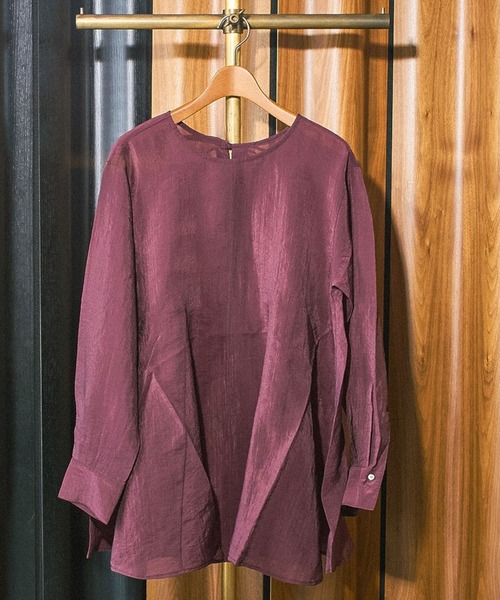 ROSE BUD（ローズバッド） ブラウス シャツ BACK RIBBON BLOUSE 