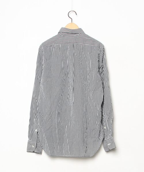 「INDIVIDUALIZED SHIRTS」 チェック柄長袖シャツ - ブラック メンズ_画像2