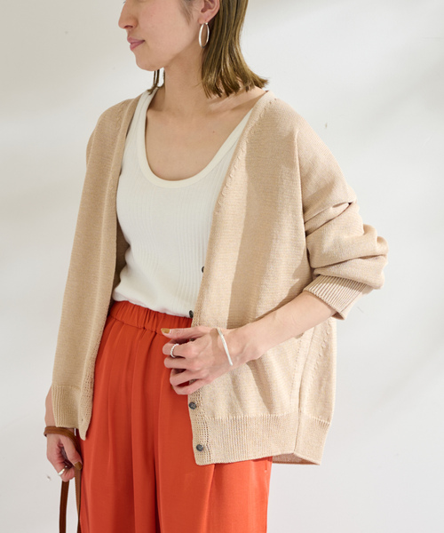 FRAMeWORK（フレームワーク） ニットカーディガン - ベージュ
