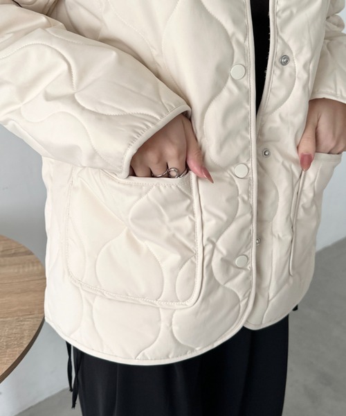 CLEA ジャケット ノーカラージャケット オーバーサイズノーカラー