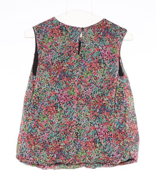 「SPORTMAX」 花柄ノースリーブブラウス 40 ピンク レディース_画像2