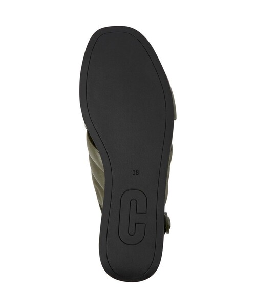 「CAMPER」 フラットサンダル 22.5cm カーキ レディースの画像