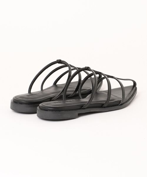 「Piedi Nudi」 フラットサンダル L ブラック レディース_画像2