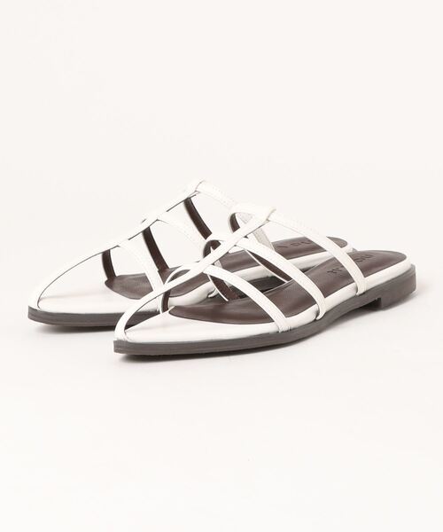 「Piedi Nudi」 フラットサンダル L ブラック レディース_画像6