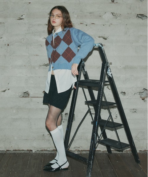 ad thie（アドティエ） パンツ シャギーニット ショートパンツ