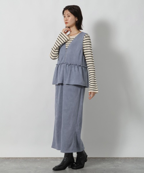 LAKOLE（ラコレ） ワンピース スエードポンチワンピース / 602339