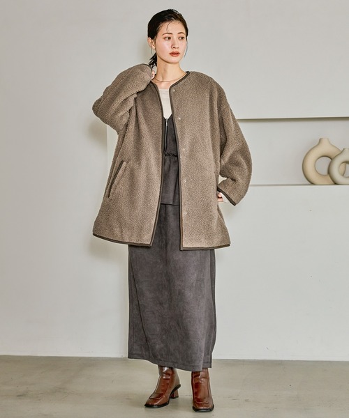 LAKOLE（ラコレ） ワンピース スエードポンチワンピース / 602339