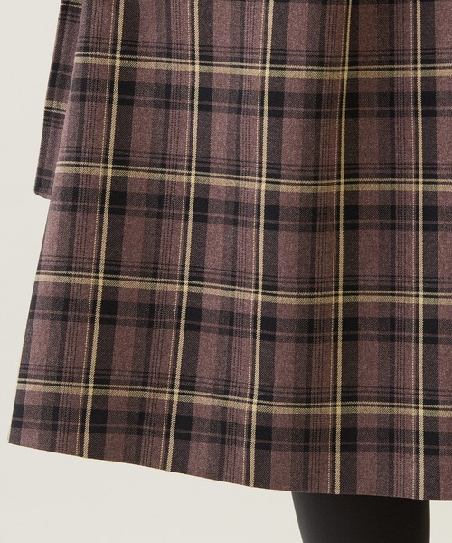 Rose Tiara（ローズティアラ） ワンピース チェック切替ドッキング