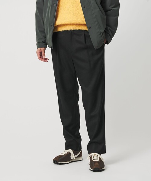 BEAUTY＆YOUTH UNITED ARROWS パンツ フラノ テーパード イージー