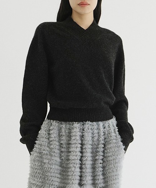 CLANE（クラネ） ニット セーター YAK V NECK KNIT TOPS レディース