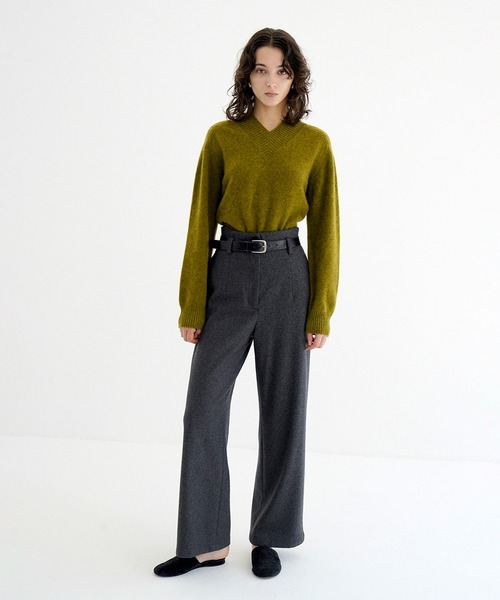 CLANE（クラネ） ニット セーター YAK V NECK KNIT TOPS レディース