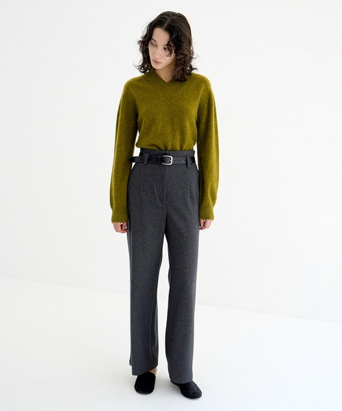 CLANE（クラネ） ニット セーター YAK V NECK KNIT TOPS レディース