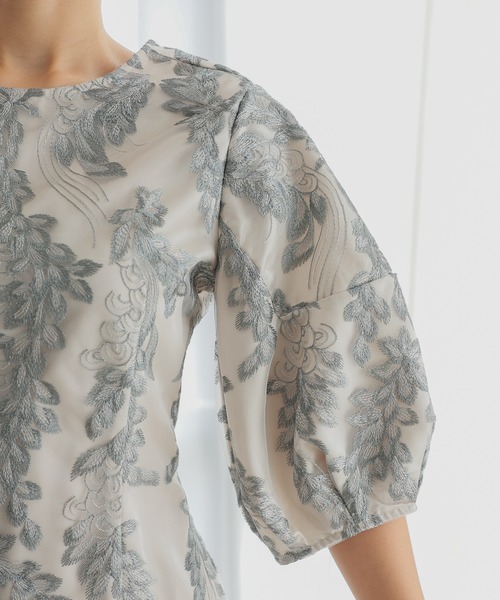 「haremode」 半袖ワンピース M カーキ レディース_画像8