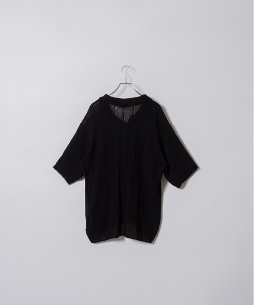 「D.TT.K」 半袖ニット FREE ブラック メンズ_画像3