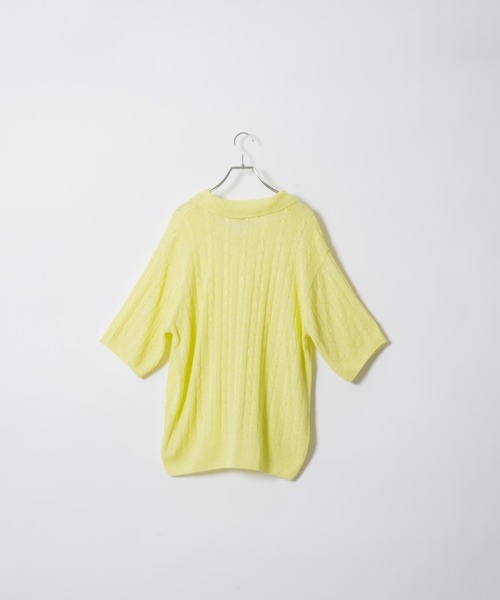 「D.TT.K」 半袖ニット FREE ブラック メンズ_画像4