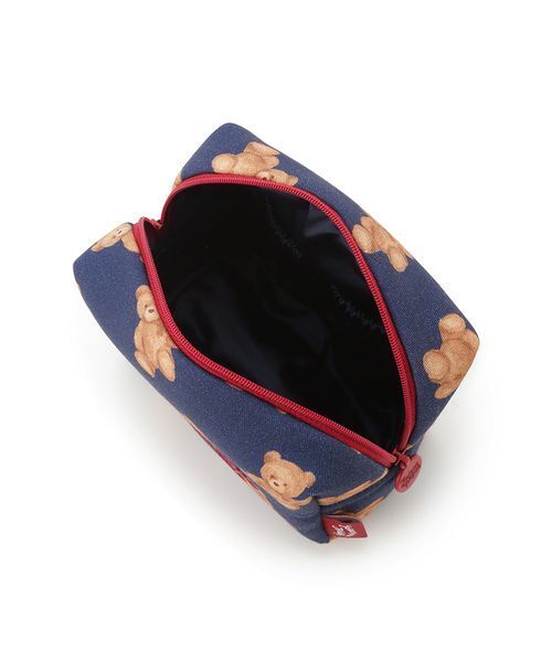 gelato pique（ジェラートピケ） ポーチ 「HOLIDAY」ベア総柄ポーチ