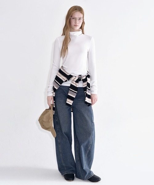 fano studios サイドシームワイドデニムパンツ 2025SS fano studios