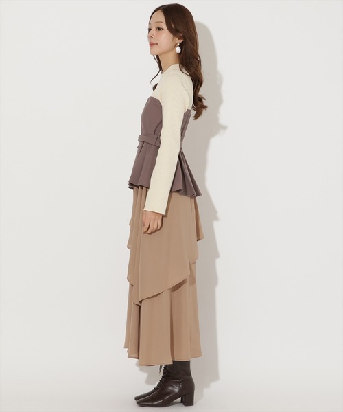 AND COUTURE（アンドクチュール） ワンピース ニット切替