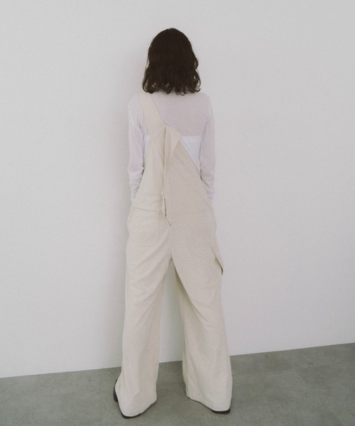 「HANNE」 オーバーオール FREE アイボリー レディース_画像9