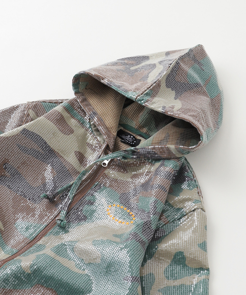 AFB（エーエフビー） ブルゾン アウター HOODED SPANGLE FLANNEL