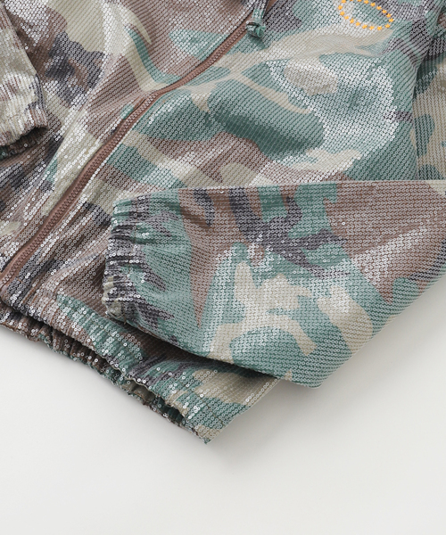 AFB（エーエフビー） ブルゾン アウター HOODED SPANGLE FLANNEL