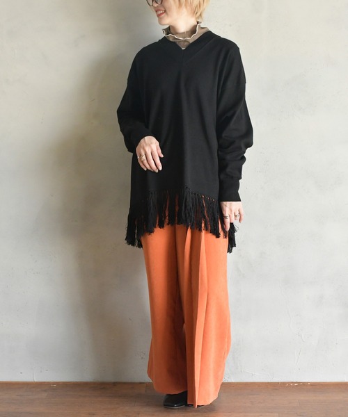 「BITTOKO」 長袖ニット FREE ブラック レディース_画像4