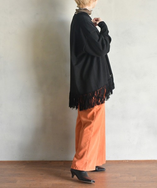 「BITTOKO」 長袖ニット FREE ブラック レディース_画像9