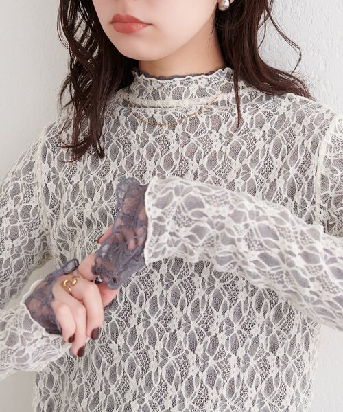 natural couture tシャツ リバーシブルタートルトップス レディース